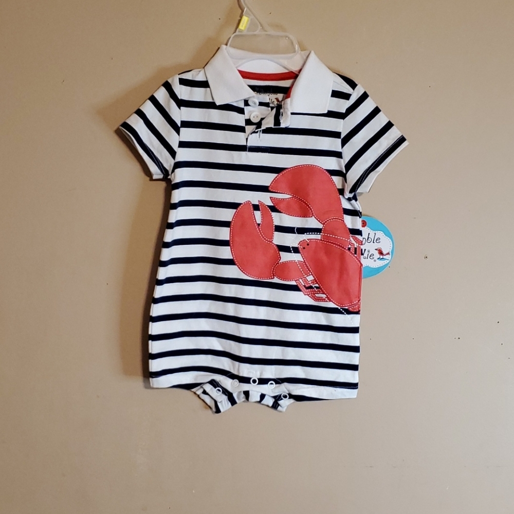Bumble & Birdie lobster One Piece  size 9 months